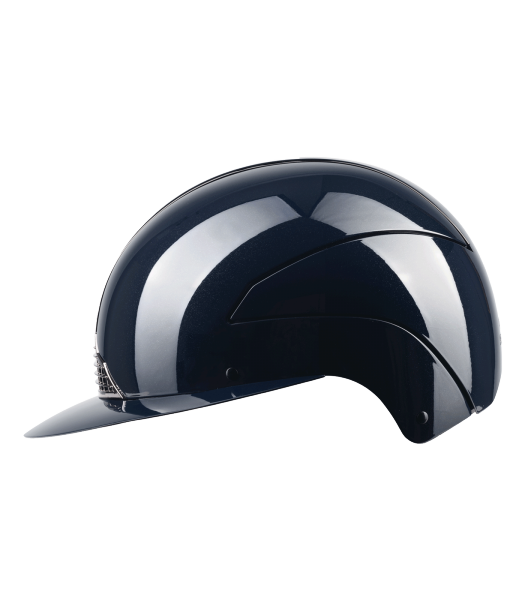 SWING H24 LADY GLOSSY Kask jeździecki regulowany z szeroki daszkiem GRANAT