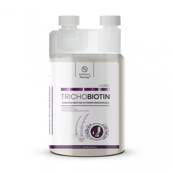 HIPPOVET PHARMACY TRICHOBIOTIN Biotyna w emulsji 1L