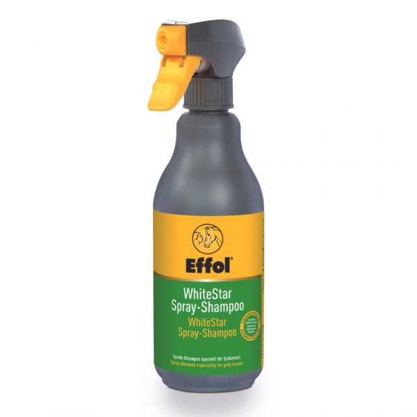 EFFOL WHITE-STAR SPRAY SHAMPOO Szampon w sprayu usuwający plamy dla koni siwych