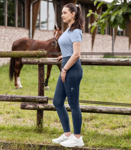 ELT ELLA Legginsy jeździeckie z lejem silikonowym