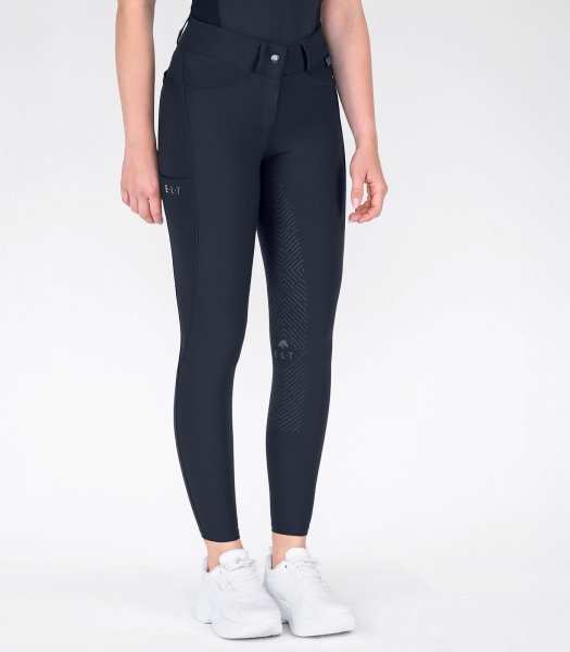 ELT COMFORT RIDE Bryczesy jeździeckie damskie z silikonowym lejem i wysokim stanem