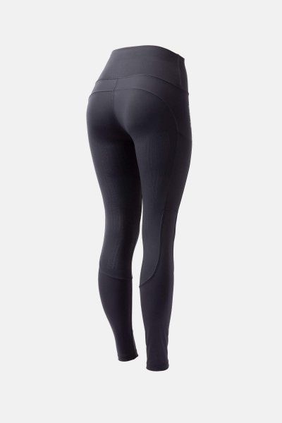 B VERTIGO LARA Bryczesy/legginsy jeździeckie z wysokim stanem i pełnym lejem silikonowym OCIEPLANE