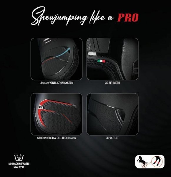 ZANDONA CARBON PRO Ochraniacze skokowe tylne