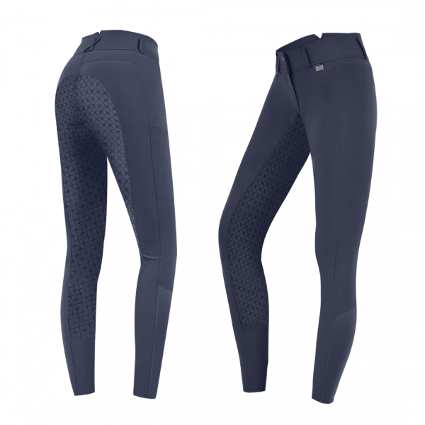 ELT MICRO SPORT HIGH WAIST Bryczesy jeździeckie z wysokim stanem i lejem silikonowym