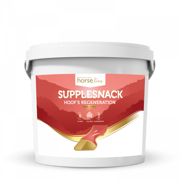 HorseLinePRO SuppleSnack Hoof's Regeneration - połączenie suplementów i przysmaków funkcyjnych 4kg