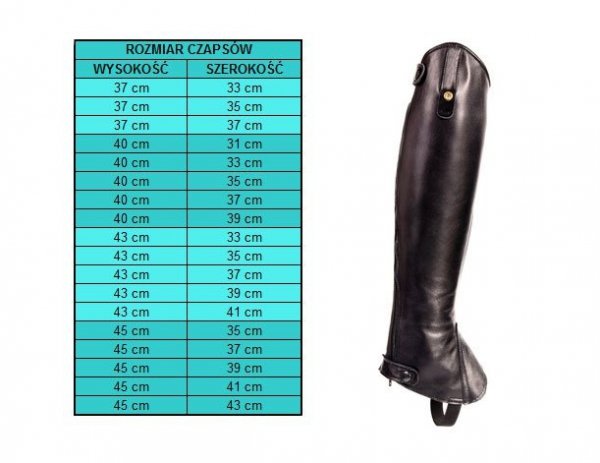 HuleHest AVRA Skórzane Sztylpy/Czapsy jeździeckie