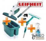 Zestaw myjka Leifheit: : ściągaczka elektryczna wraz z drążkiem o długości 43 cm 51001/52001/51120/41409