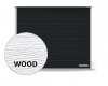 Brama RenoMatic 2750 x 2125 mm, Przetłoczenia M, Woodgrain, kolor CH 703 antracytowy z efektem metalicznym + prowadzenie Z