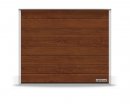 Brama RenoMatic 2500 x 2250 mm, Przetłoczenia M, Decocolor, Dark Oak + prowadzenie Z