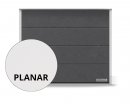 Brama RenoMatic 2315 x 2080 mm, Przetłoczenia L, Planar, kolor CH 703 Matt deluxe antracytowy z efektem metalicznym + prowadzenie Z