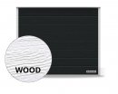 Brama RenoMatic 3000 x 3000 mm, Przetłoczenia M, Woodgrain, kolor CH 703 antracytowy z efektem metalicznym + prowadzenie N