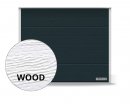 PROMOCJA dostępna OD RĘKI: Brama RenoMatic 5000 x 2250 mm, Przetłoczenia M, Woodgrain, kolor RAL 7016 antracytowy + prowadzenie N