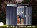 Domek ogrodowy z dachem jednospadowym „Berry” model „Classic” typ 3