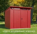 Domek ogrodowy z dachem dwuspadowym „Berry” model „Classic” typ 2