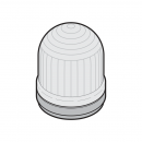 Lampa błyskowa 230 V AC, kolor pomarańczowy