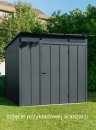 Domek ogrodowy z dachem dwuspadowym „Berry” model „Modern” typ 1
