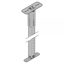 Regulowane podwieszenie ITO 400, SupraMatic, zakres regulacji 257 mm – 1516 mm