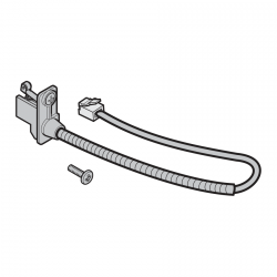 Mikrowyłącznik luźnej linki BR60, prowadzenie N, H, V, 450 mm