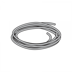 Przewód czujki pożarowej 4-żyłowy, 12 m (2 × 2 × 0,8 mm)