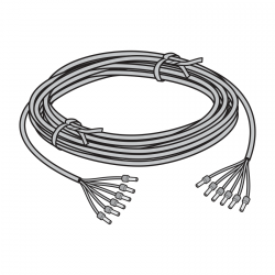 Przewód przyłączeniowy DTH / 300 U – 2000 mm