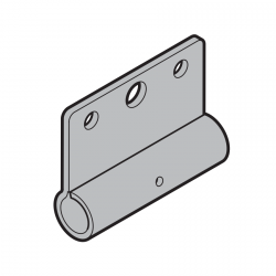 Dolny uchwyt rolki bieżnej oraz liny