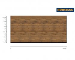 PROMOCJA dostępna OD RĘKI: Brama garażowa segmentowa LPU 42 5000 x 2375 mm
