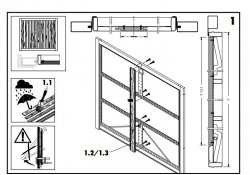 Instrukcja montażu i obsługi - brama N 80, wzór 905