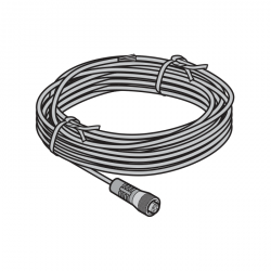 Kabel kraty świetlnej czarny, 15 m