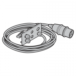 Kabel sieciowy 400 V, długość: 3000 mm