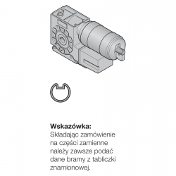 Napęd nasadowy Hormann DD65, AWG, SMA, 230D, efektywny czas pracy 60%, IP 65