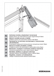 Instrukcja montażu, eksploatacji i konserwacji - Napęd osiowy do przemysłowych bram segmentowych Basic
