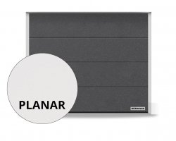 Brama RenoMatic 4000 x 2000 mm, Przetłoczenia L, Planar, kolor CH 703 Matt deluxe antracytowy z efektem metalicznym + prowadzenie Z