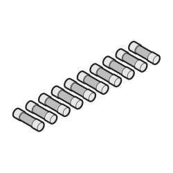 Hormann Bezpiecznik czuły 10 A / 250 V / T / H (opak. 10 szt.)
