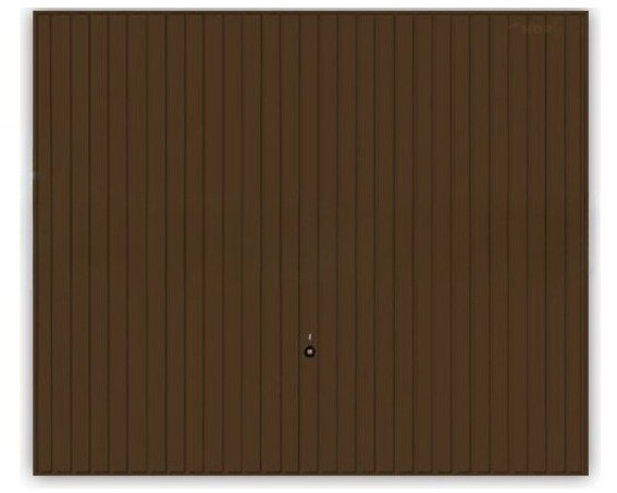 Brama uchylna N80, 2500 x 2500 mm, wzór 902, kolor RAL 8028 brązowy