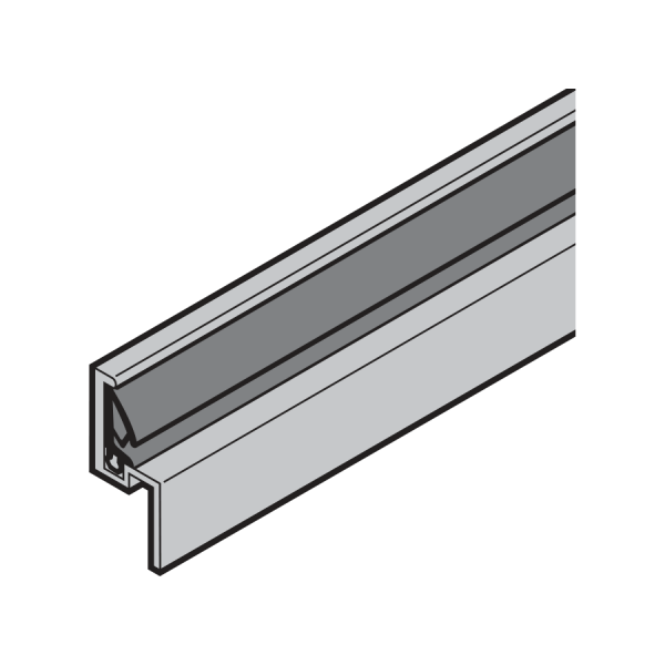 Aluminiowa listwa progowa z uszczelką, wymiar na zamówienie do 1250 mm