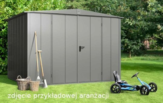 Domek ogrodowy z dachem dwuspadowym „Berry” model „Classic” typ 1
