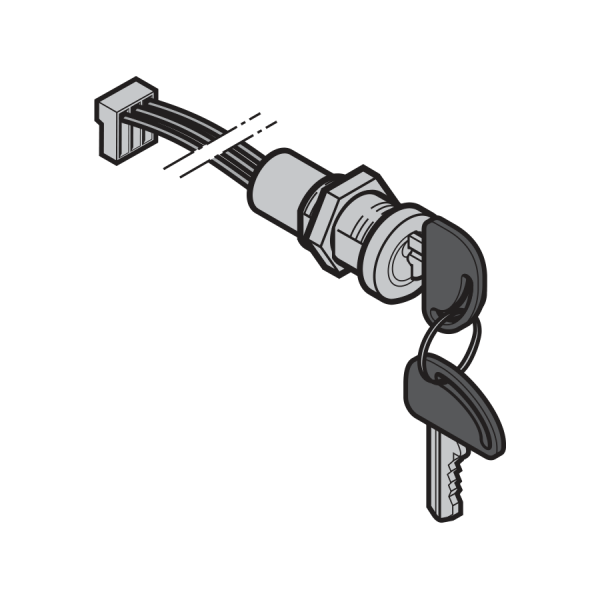 Hormann Miniaturowy włącznik na klucz do sterowań 420 R, 445 R, 460 R, B 455 R, 300, 360