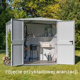 Domek ogrodowy z dachem dwuspadowym „Berry” model „Classic” typ 1