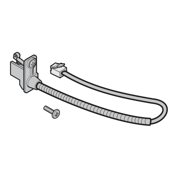 Mikrowyłącznik luźnej linki BR60, prowadzenie N, H, V, 450 mm