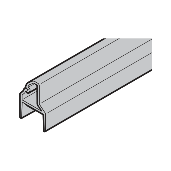 Profil do skracania w pionie NF 96, eloksalowany (42 mm), 6100 mm, czarny