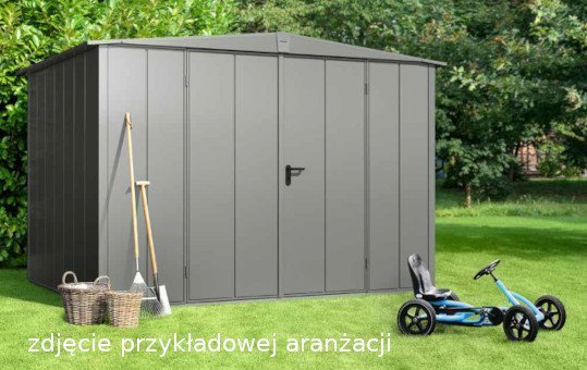 Domek ogrodowy z dachem jednospadowym „Berry” model „Classic” typ 3