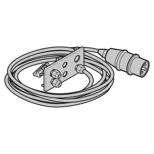 Kabel sieciowy 400 V, długość: 3000 mm