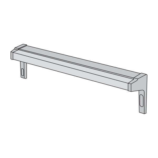 Dźwignia przeciwpaniczna Touch Bar (Francja), długość 702 mm, strona lewa