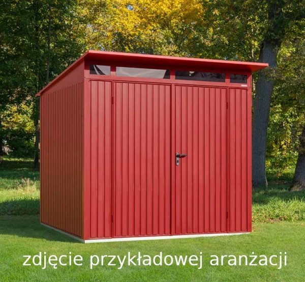 Domek ogrodowy z dachem jednospadowym „Berry” model „Classic” typ 3