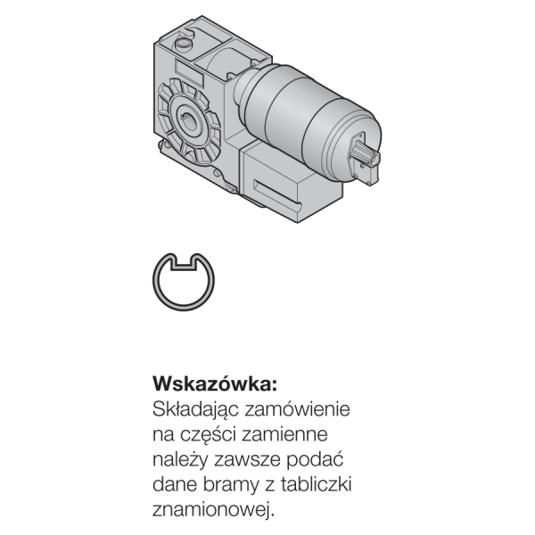 Napęd nasadowy Hormann DD65, AWG, SMA, 230D, efektywny czas pracy 60%, IP 65