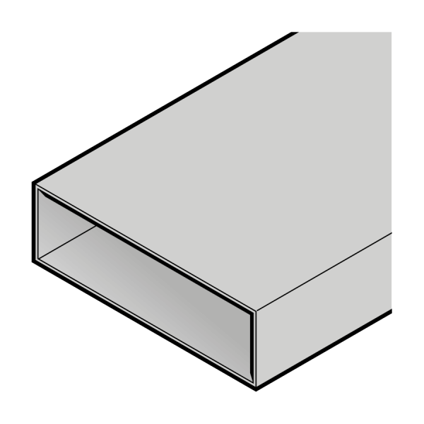 Profil zamknięty 200 × 60 × 2,5 mm, ocynkowany ogniowo, sprzedaż na metry