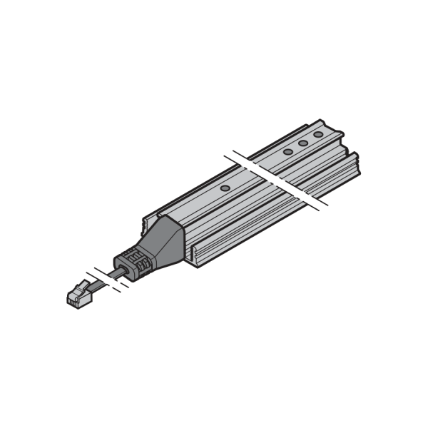 Krata świetlna HLG – odbiornik, długość 2500 mm