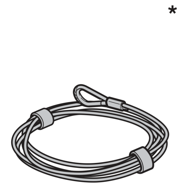 Linka stalowa Ø 4 mm BRH 1800 – 1900 mm (L = 2300)