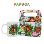 Kubek ceramiczny w ozdobnym opakowaniu PAPUGA