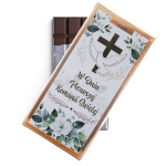 Czekolada mleczna w złotym opakowaniu